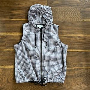 Christopher & Banks Plaid Vest Size M